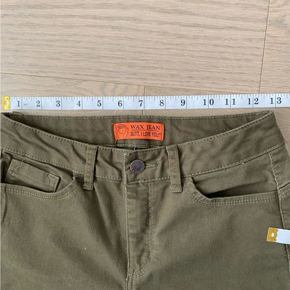 Khaki Olive Green Jeans | Wax Jean - Picture 5 of 11
